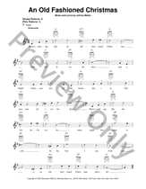 An Old Fashioned Christmas Guitar and Fretted sheet music cover